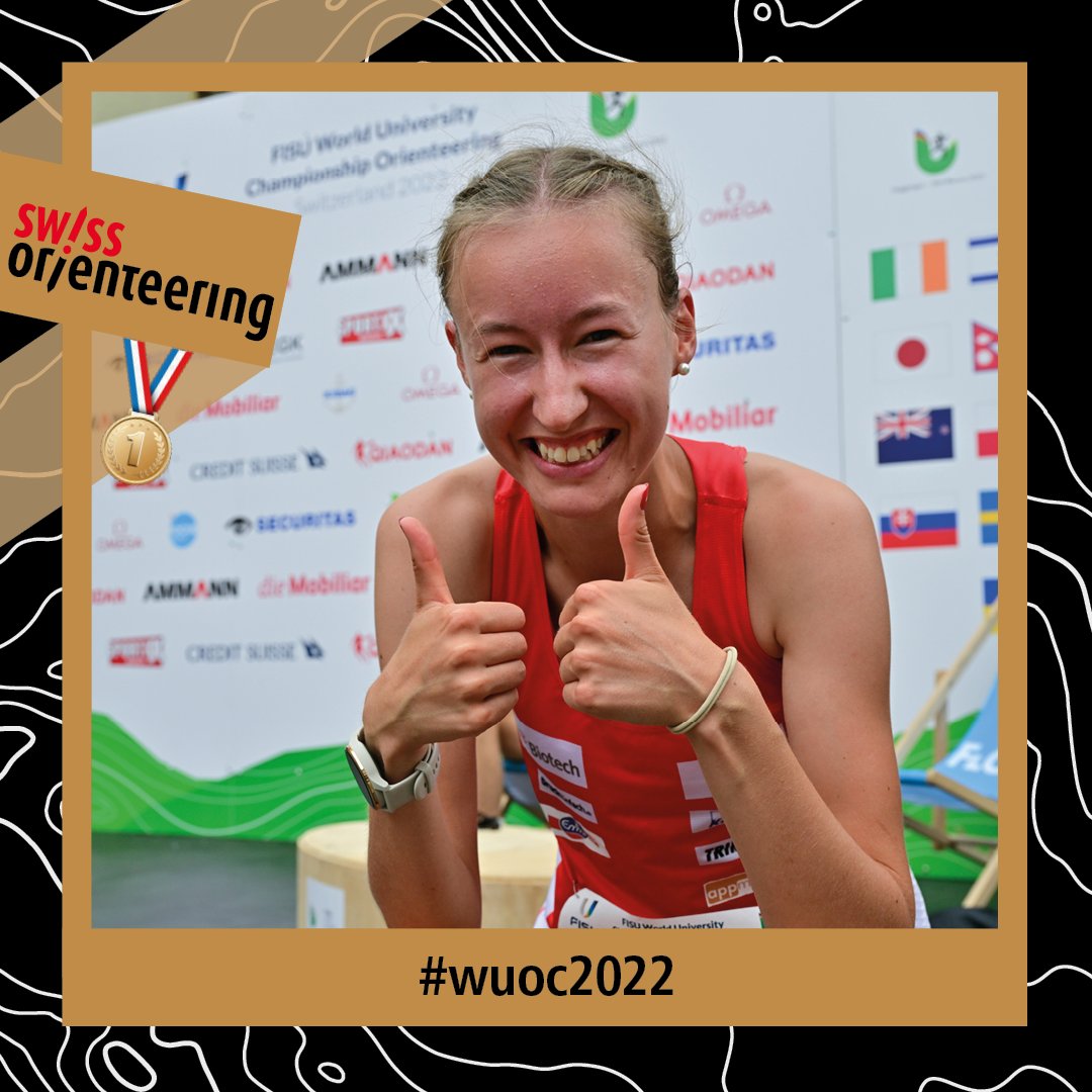 SwissOTeam's tweet photo. Traumauftakt zur Studierenden-WM für die Schweiz: Eline Gemperle gewinnt Gold, Timo Suter Silber im Sprintrennen in Biel. Mehr dazu: https://t.co/nbN7eYnsmX https://t.co/ikkJZDwNvk