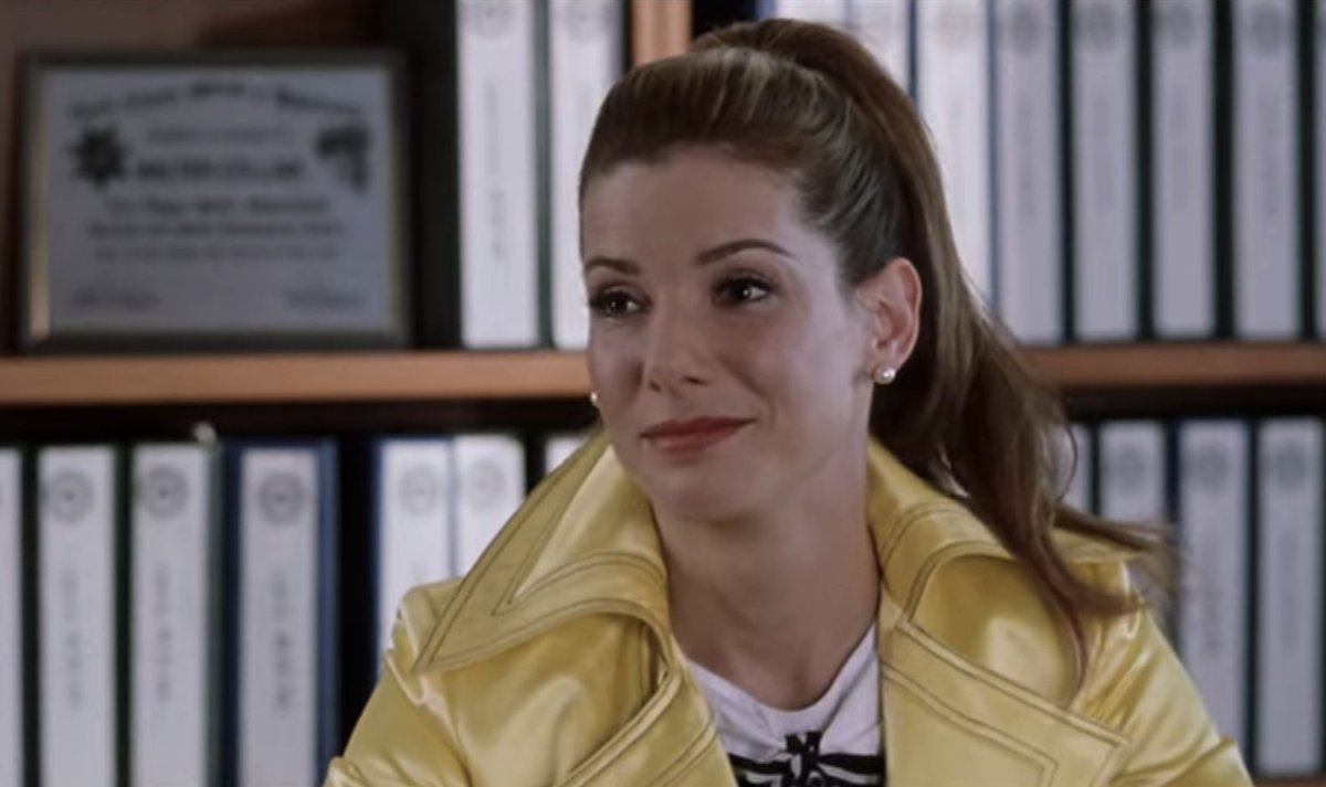 audrapuchalski's tweet photo. @heycheyennehey I humbly submit that Sandra Bullock's character in the Miss Congeniality franchise was a lesbian. Please see this evidence from Miss Congeniality 2, and also there was clearly a love triangle between her, her pageant bestie, and this enemies-to-lovers bodyguard situation https://t.co/4BLcmDUPtx