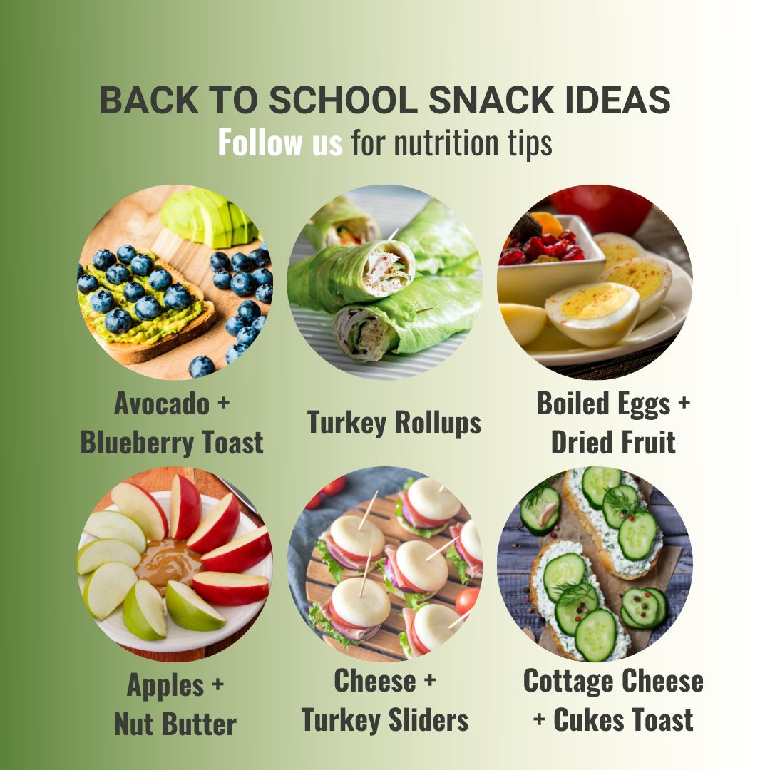 Looking for creative &amp; brain-boosting snack ideas for back-to-school? 

Studies show that food influences our children's mood, behavior, and academic performance. 

Here are 6 unique snack ideas that will fuel your kids for success! 

Share with someone you love ❤️ 🍎
