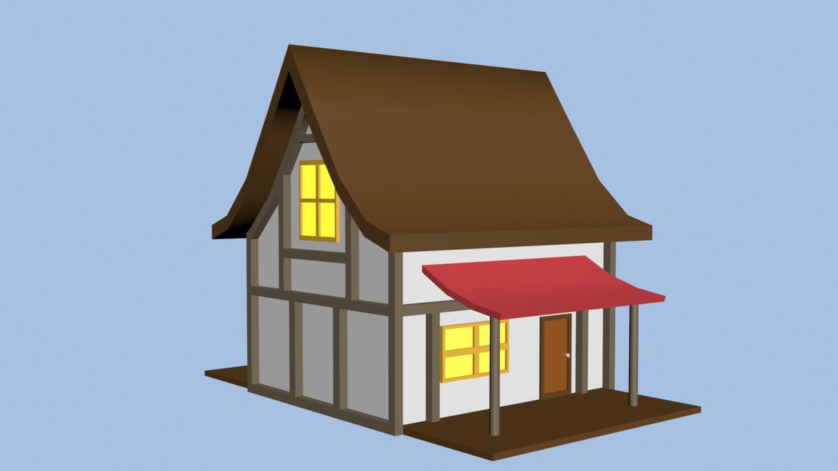 M666dEvil's tweet photo. 🛖 Another cabin model, we don´t know yet how many will be necesary for our demo scene #GameModel #indiedev #IndieGameDev #madewithunity #gamedev https://t.co/js28hzM7F5