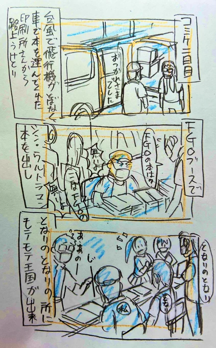 コミケ100二日目だよ!
色気もクソも無いよ!居るのに、横田さん居ますか?言われた、、、許さぬ!
そして本さまだまだ受付中よ?ワシのコミケはまだ終わってない! 