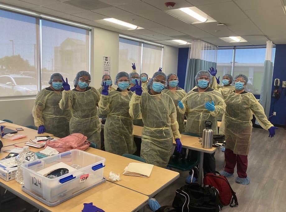 SJVC's tweet photo. These #ClinicalMedicalAssisting students showing off their proper PPE! #SJVC https://t.co/JUIlVCSw2I