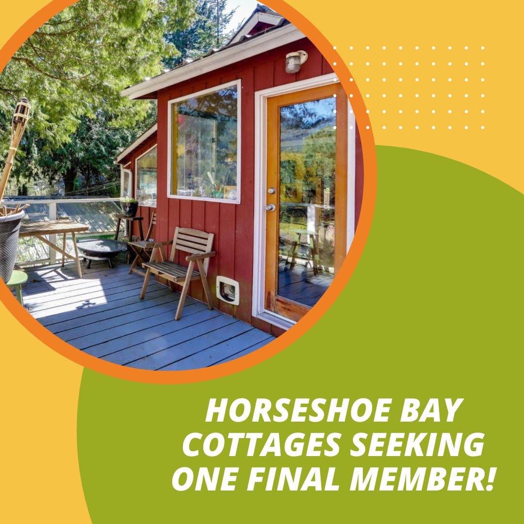 Want to live collectively in your own private home within the city reaches &amp; next to the mountains? Join the Horseshoe Bay cottages in West Vancouver! They're considering applications for a shareholder/resident member for one private house. 

Email: hsbcottages@gmail.com