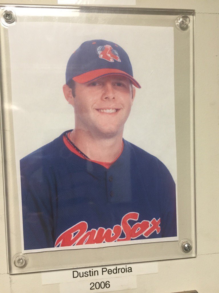 SurvivingGrady's tweet photo. Today is Dustin Pedroia's birthday and it's important to remember that he joined the #RedSox system when he was 11. https://t.co/ZP3jQN76QH