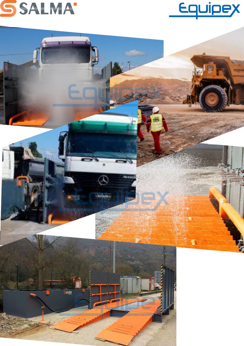 Equipex11's tweet photo. Nuestra Representada SALMA,Ofrece diversos equipos y sistemas,entre esos el Sistema de Lavado de Ruedas para Camión,para los diferentes sectores productivos como: construcción, canteras,puertos,minería,energía,plantas agropecuarias. Para mayor información info@equipex.cl https://t.co/Jt5aGLqQ9T