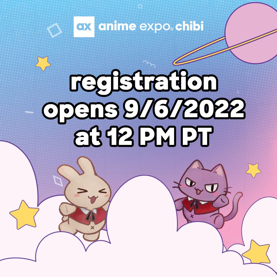 anime expo chibi on Twitter "Registration for anime expo chibi opens