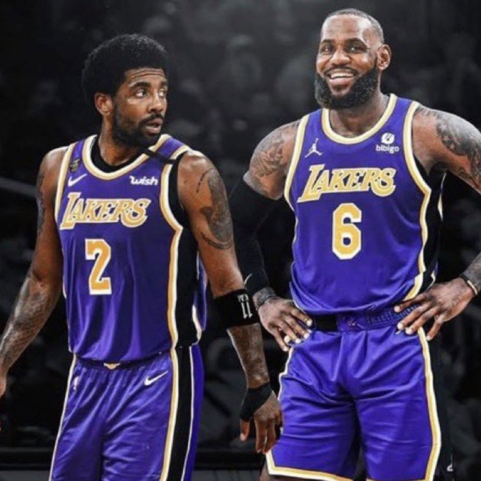 LakersLead's tweet photo. Time to give up those picks and pair Kyrie and LeBron in LA @Lakers https://t.co/pykYFmP6dZ