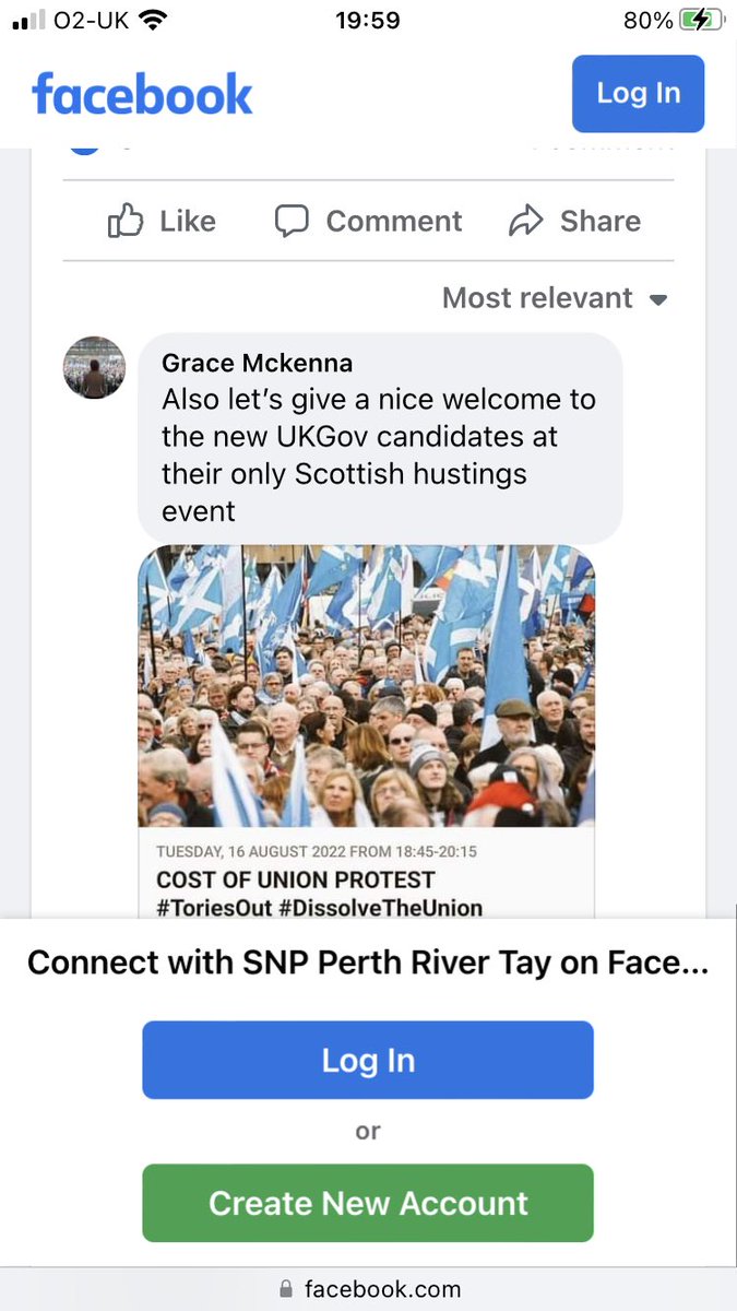ianssmart's tweet photo. Perth River Tay SNP Branch on Facebook. About an event Sturgeon said she had no proof involved anybody from the SNP. Well she has now. Over to her about her promise to take action if that was proved. Not holding my breath right enough. https://t.co/BY1nBuaYb0
