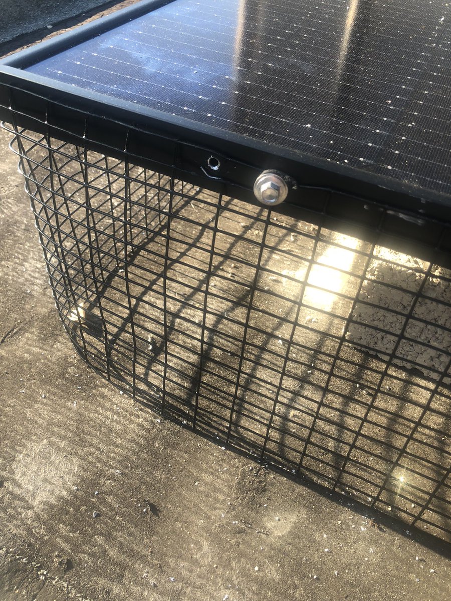 Jayburrows5's tweet photo. Hi guys, anyone who is a PV expert out there could they tell me if the contractor who has fitted my panels have voided my manufacturer warranty because the have screwed into frame to support this netting. Thanks in advance. https://t.co/NVOvVTSwux