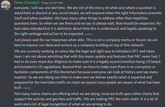 CryptoDoodleDo's tweet photo. #WolfPAC & $PAC holders i think it may be time for a new "PAC Holders" Discord Server.
As can be seen, the LLC has complete disdain for the community members, who they've gas lighted for 3+ years & thieved billions of PAC and fucked over.
#PACProtocol #yanSAFE #yanDNA
#WhatACunt https://t.co/2XBRFK4WzM