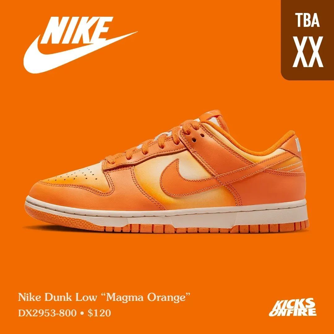 magma orange dunks