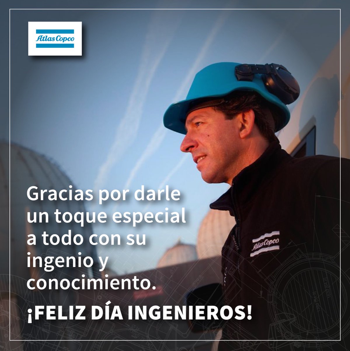 AtlasCopcoCol's tweet photo. Con su labor nos ayudan al desarrollo de nuestro país y el mundo. 💙¡Gracias al equipo de ingenieros #AtlasCopCo y a todos aquellos profesionales a quienes hoy aplaudimos su conocimiento y dedicación. 👷
#AtlasCopCo #AtlasCopCoColombia #DíaDelIngeniero #Ingenieros #Colombia https://t.co/x2n5RMlbfR