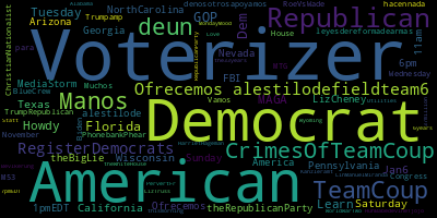 infokalyptisch's tweet photo. Trending in my timeline now: #Voterizer (48) #Americans (27) #Democrats (27) #TeamCoup (13) #deun (12) #Ofrecemos (12) #Manos (12) #CrimesOfTeamCoup (11) https://t.co/zuzSZUk0yu