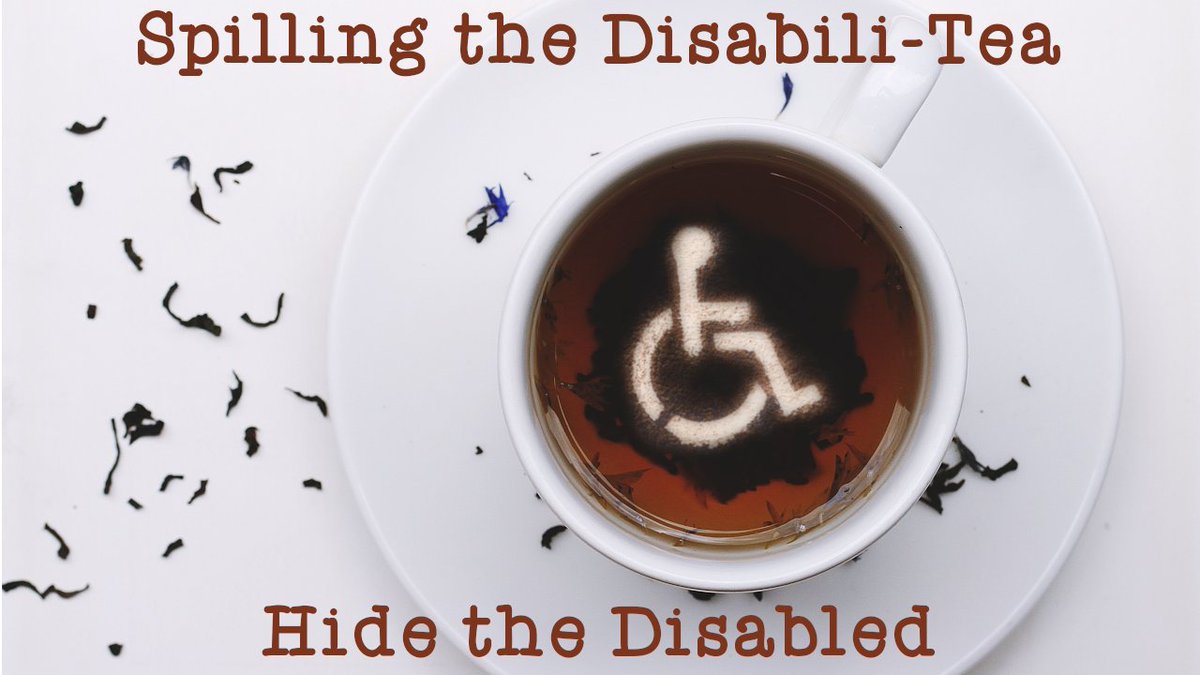 Shell_Spell's tweet image. In about 1 hour, we will be Spilling the Disabili-Tea! This week's episode is Hide the Disabled, where we'll talk about how public spaces and private businesses purposely don't consider us when building and designing spaces. #DisabilityTwitter #twitch #DisabilityRights #podcast