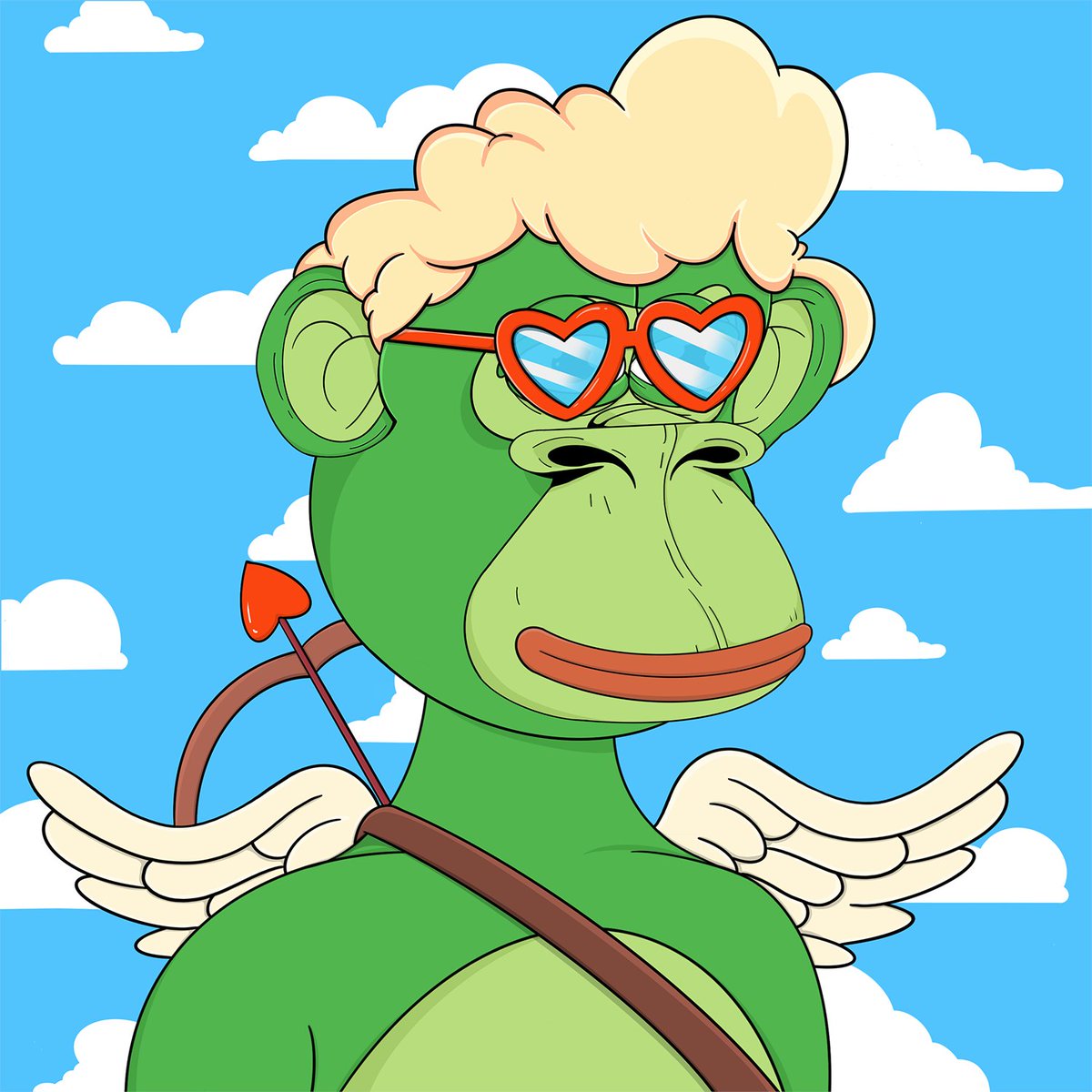 This 1/1 Cupid is looking for it's forever home. Follow, Like, RT, reply with your wallet address and tell us why you should adopt this Frape. Winner randomly selected 7pm PDT / 10pm EST.