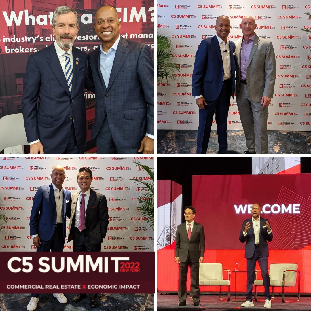 TDSandCo's tweet photo. Look who made it to the big stage! Kudos to Dallas for not only attending but acting as emcee during the C5 Summit in New York this week. Thank you to @nardotrealtor for providing a space for industry professionals to connect! #TDSandCo #C5Summit #CRE https://t.co/MUqY6M23vg