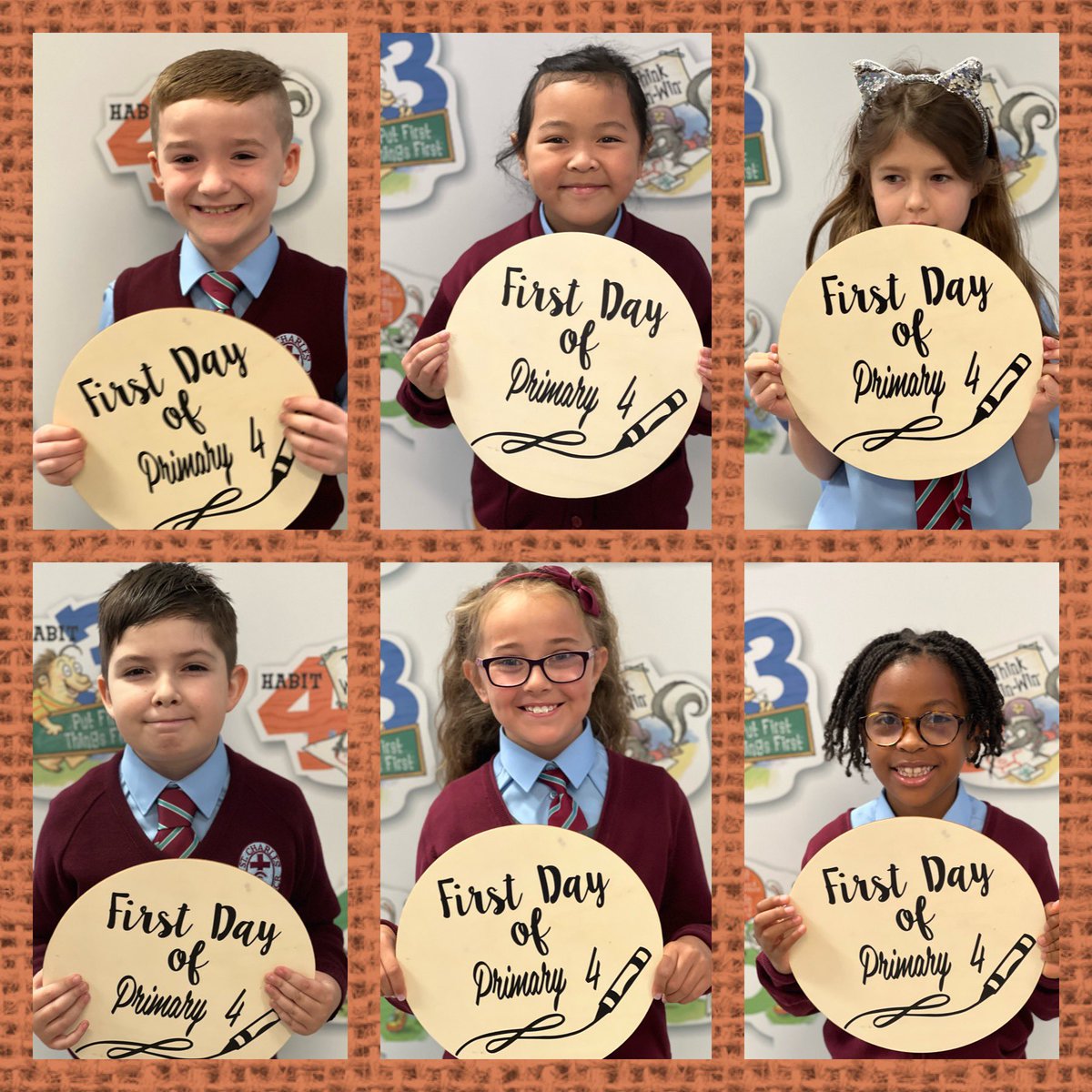 StCharlesGla's tweet photo. Primary 4b were delighted to be back at school and to be in Mrs Gray’s class. The children told us they were looking forward to #HardSums and being in the #BigPlayground. #NewTerm https://t.co/G5ekBW73aj