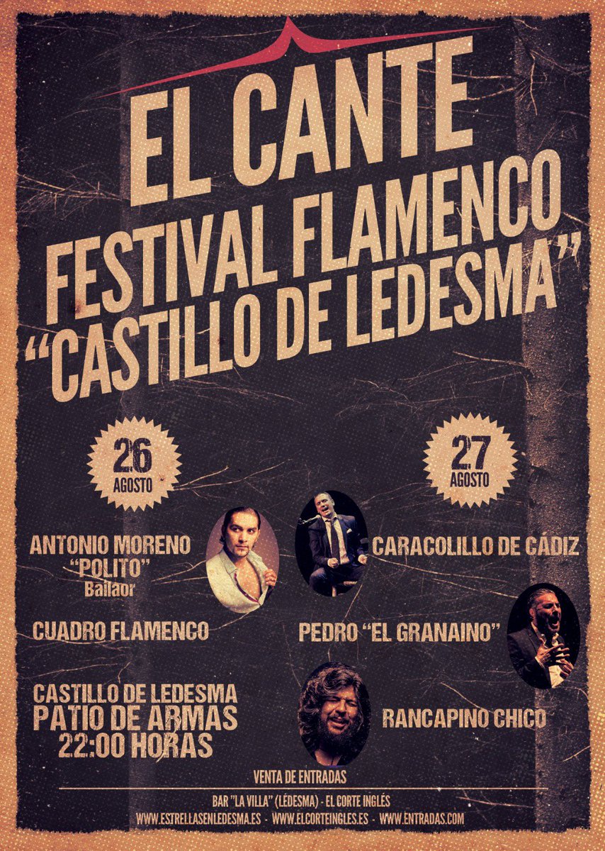 estrellasled2's tweet photo. YA A LA VENTA. Un cartel único para los amantes del flamenco. @Turismo_Ledesma @PenaFlamncoLond @RancapinoC @pedroelgranain0 @AytoZamora @flamencoonfire @casapatas @Zurdoledesma @fernan_jairo https://t.co/q52GLkHt4P