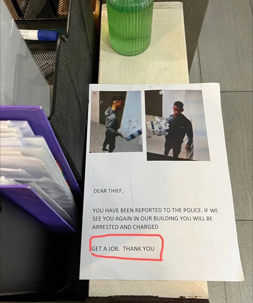 Commuoveress's tweet photo. Ask Mr. Thief to find a job! ! https://t.co/6MUNLHDKw0