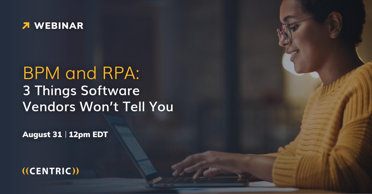 WittyKB's tweet photo. Our enterprise automation experts are ready to explain the benefits of #RPA and #BPM software to help your employees do more valuable work. Register for our upcoming webinar: https://t.co/K8PIFXMwWd https://t.co/4dkmhwN1Jm