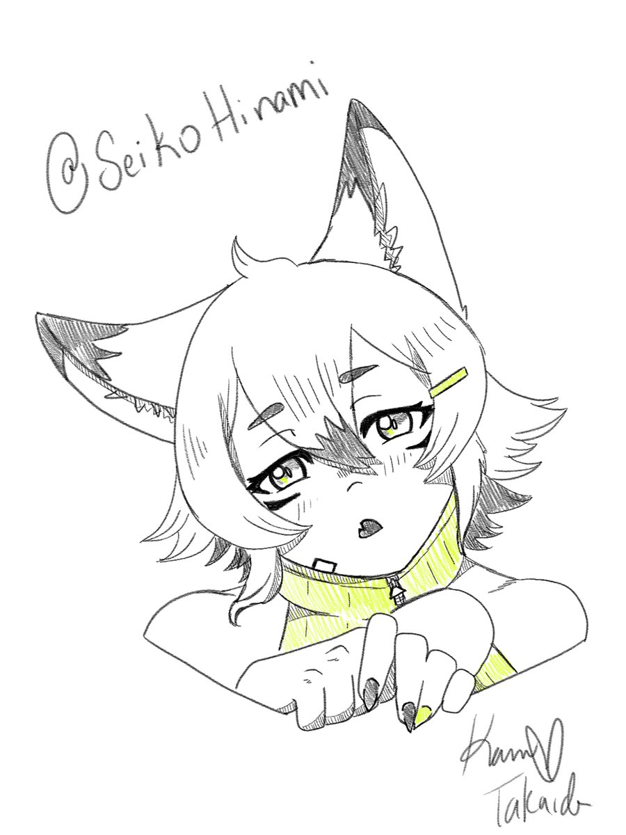 Thanks to those who joined the art stream! Today we drew a favorite Youtuber turned Vtuber of mine, <a href="/EmirichuYT/">Emirichu 🍓</a> , and a lovely lass by the name of <a href="/SeikoHinami/">S E I K O</a> .
Timelapses are below. I'm grateful to all the lovelies that were there~!
#emirillust
#SeikoHinamiArt