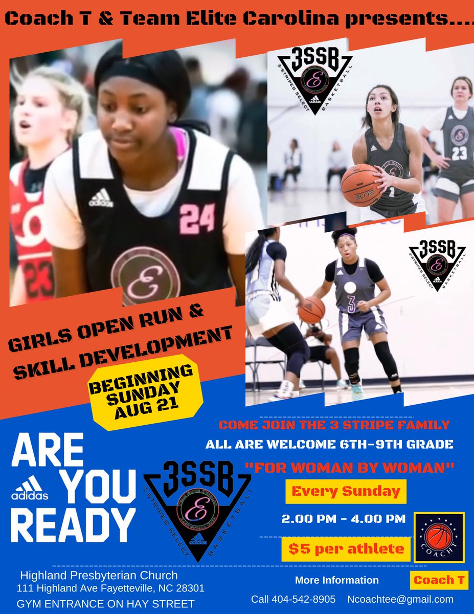 _Coach_Tee's tweet photo. 🚨STARTS SUNDAY🚨 middle school girls, rising freshman come out &amp; hoop https://t.co/mE0c29zIdT