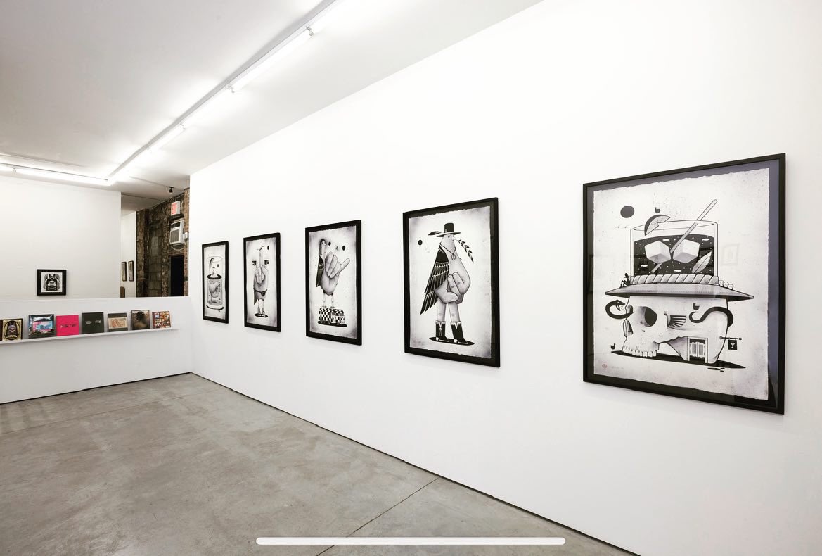 JeremyFish's tweet photo. If you are in NYC in the next few days, stop by @harmanprojects and see my current show of 50 new black and white drawings. 

It‘s my favorite show I’ve ever produced, as ink drawings are my favorite medium. Thanks to Ken, @RaulBarquet and @sakuraofamerica for the support https://t.co/nE8sZgaGI5