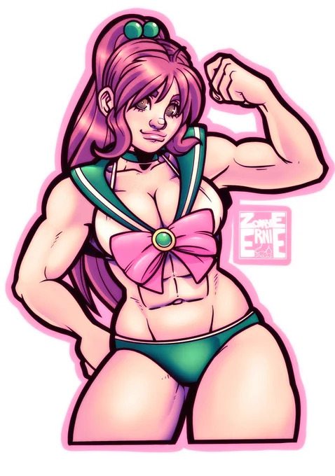  newer Jupiter swimsuit bit (updated from original post) and the original version (also available as a sticker) 