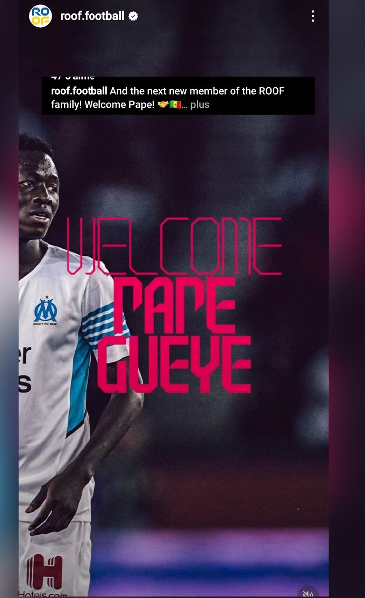 Gp_013's tweet photo. 🔵⚪ Pape Gueye 🇸🇳 a signé ✍️ avec l'agence Roof Football
#TeamOM 🔹 https://t.co/J8jBmka0bY