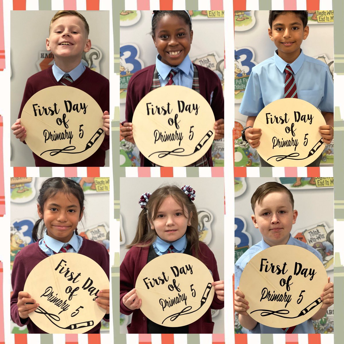 StCharlesGla's tweet photo. Miss Cooke is one of our @GCCProbationers and she was delighted to meet her class for the first time today. Primary 5a were delighted not to be the smallest ones in the playground now that P4 haves moved inโฆ #FirstDayBackAtSchool #NewTerm https://t.co/e2BzY6ldBo