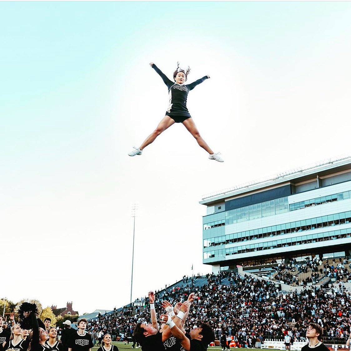 Game day is right around the corner! Who’s so excited to cheer for their favorite team, like <a href="/PurdueCheer/">Purdue Cheer</a>?! 
#cheer #cheerleading #cheerleader #stunting #gameday #purdue