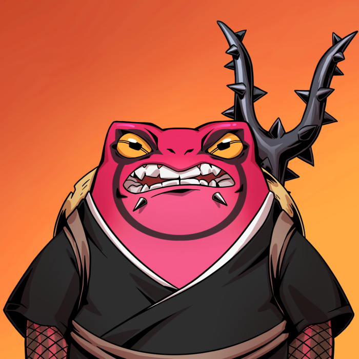 SarugamiNFT's tweet photo. 🐸SNEAK PEEK 🐸

It seems that you enjoy sneak-peeks. 

The thicc spikey bident trait is a iconic trait that will look awesome on most nft's.

#SarugamiNFT #FreeMints #NFTGiveaway #NFTs #NFTart #NFTCollection https://t.co/cVxcPLpTwn