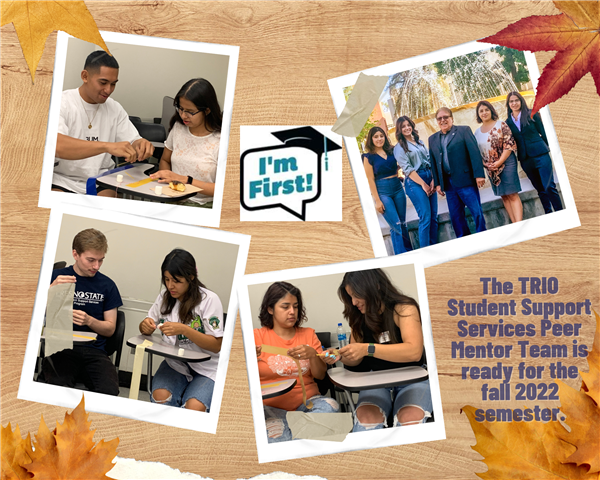 The TRIO SSSP Peer Mentor Team is ready for the fall 2022 semester.