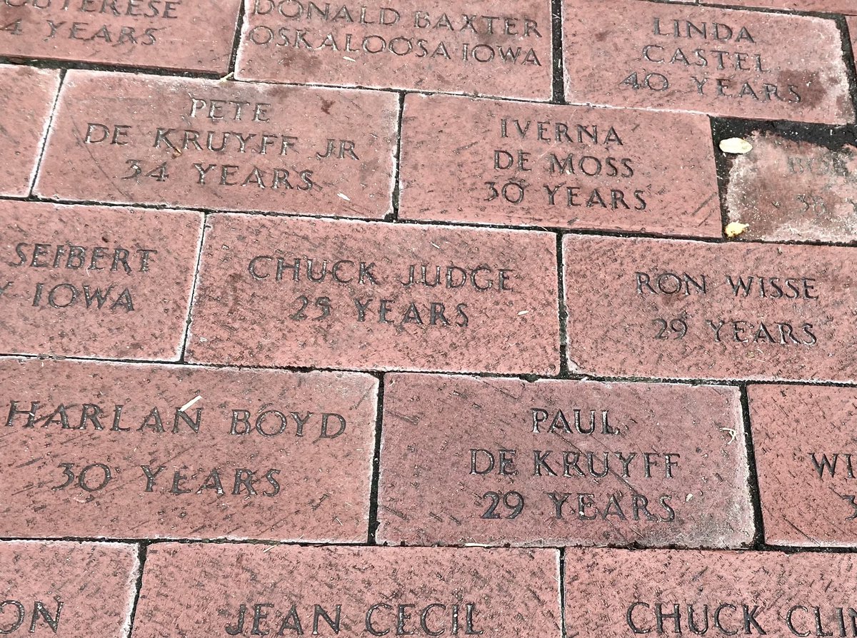 lisafelton's tweet photo. @rogerriley @IowaStateFair @WHO13news @WHOWeather @NWSDesMoines My dad and uncle have bricks dedicated to them at the Pella Plaza!! It’s a nice little area https://t.co/EWQuwsyIYD