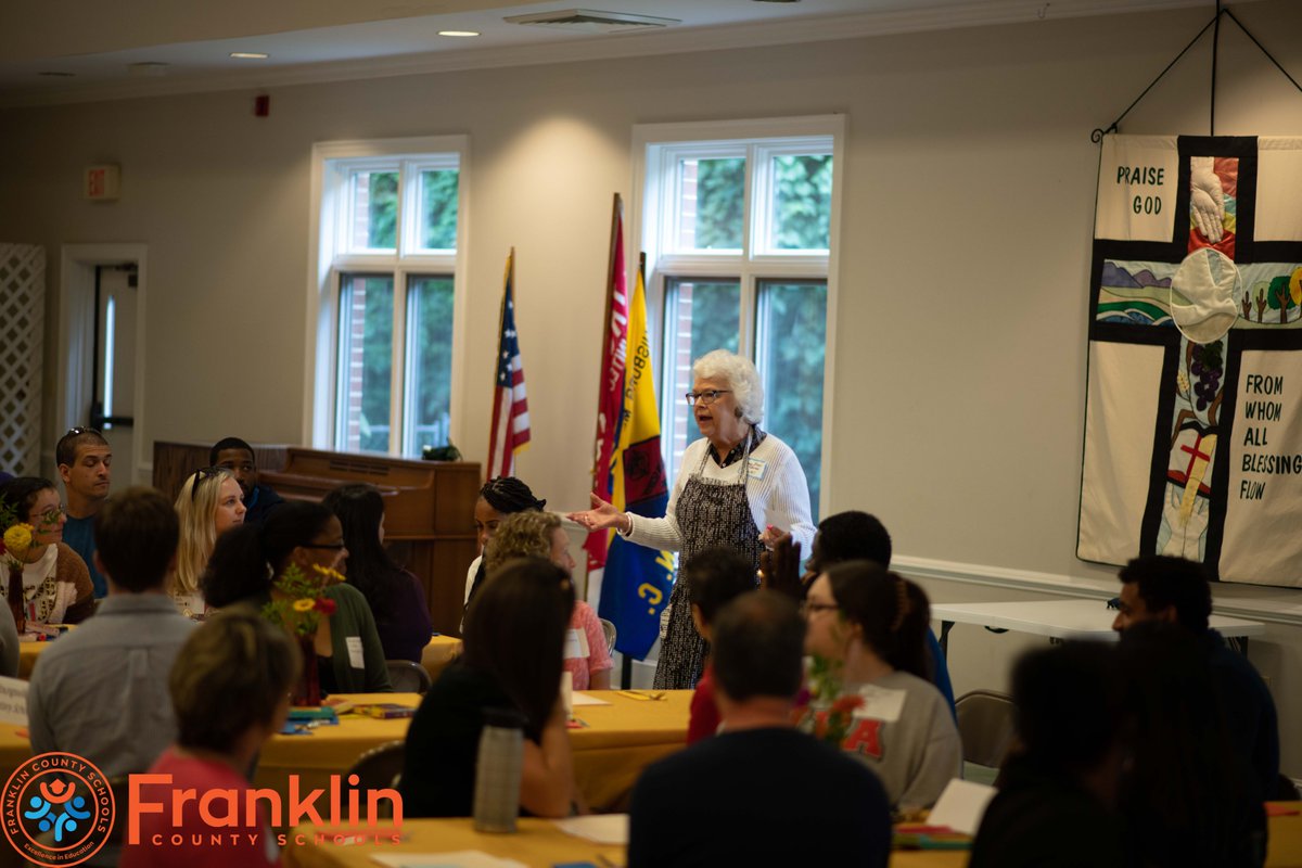 The FCS Human Resource department capped off a three-day New Teacher Institute (NTI) with a lunch sponsored by the Louisburg United Methodist Church. Our new teachers are full of motivation and equipped with the resources to excel this school year. #NTI #FCS