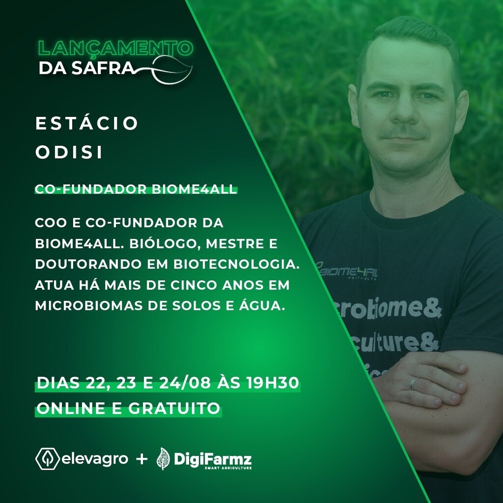 elevagro's tweet photo. Estácio Odisi é um dos palestrantes do Lançamento da Safra! Inscreva-se em: https://t.co/OrgYXj69bQ https://t.co/YG66gOG7Ze