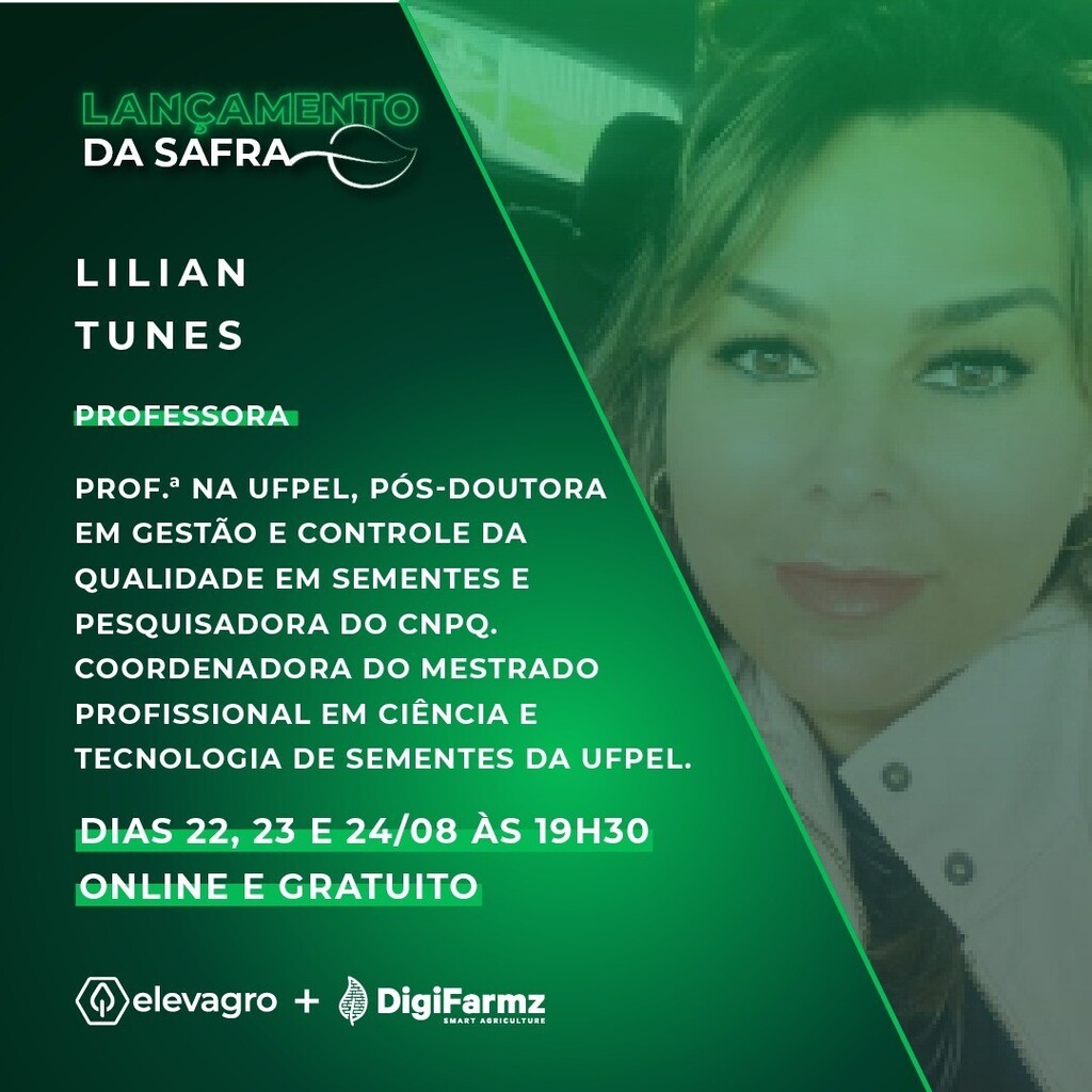 elevagro's tweet photo. Lilian Tunes é uma das palestrantes do Lançamento da Safra! Inscreva-se em: https://t.co/OrgYXj69bQ https://t.co/YgFKPgMo5T