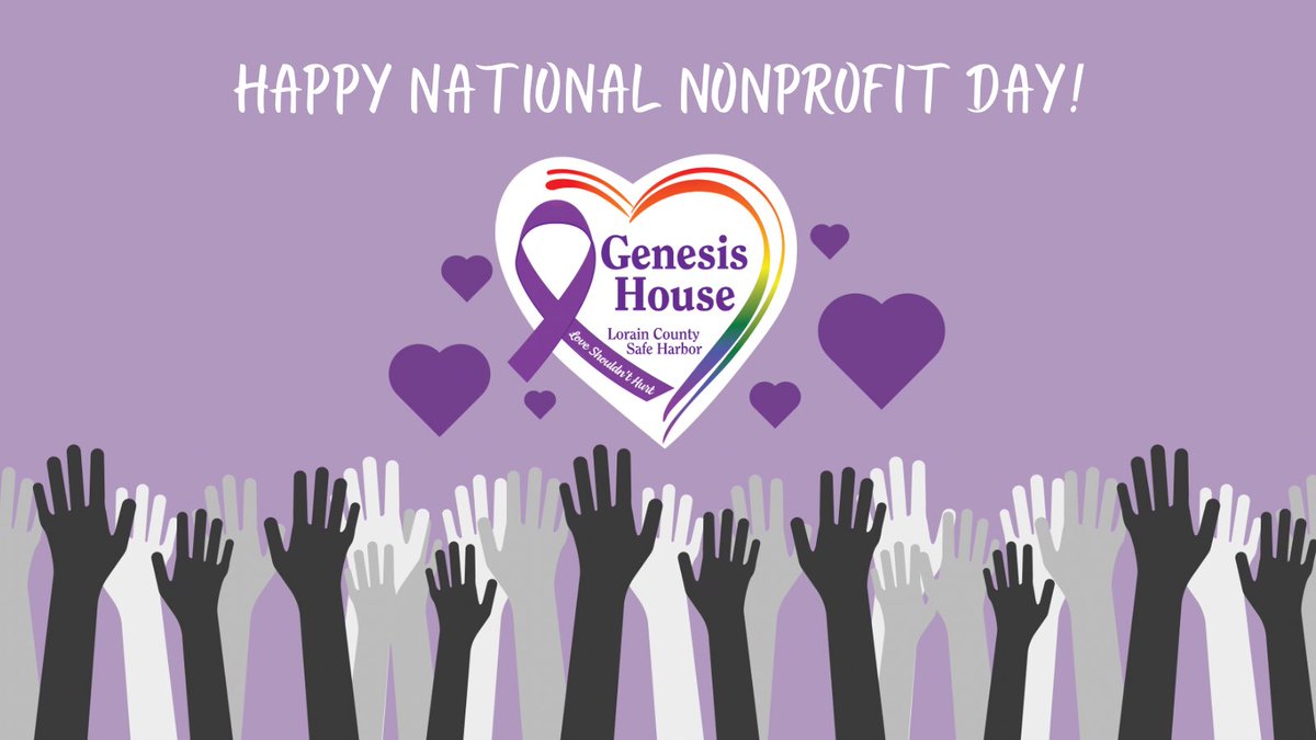 GenesisHouse1's tweet photo. August 17th is #NationalNonprofitDay! We cannot do our work of advocating for victims of DV without without your support! Thank YOU 💜💜 Visit our website to make a gift in honor of today! https://t.co/4CFp9YSWu1 https://t.co/EJPV4aa2wd