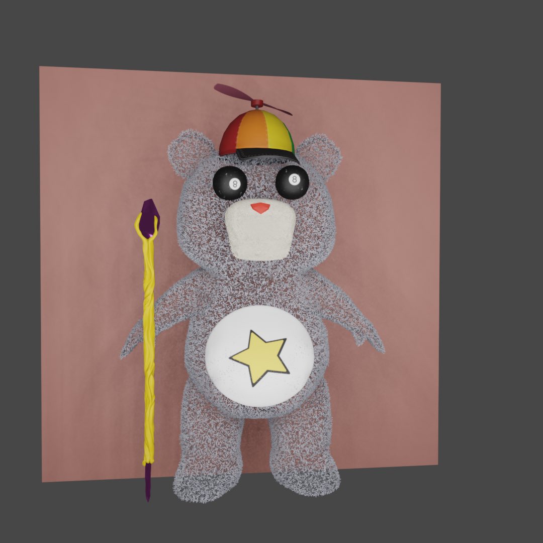 Chitraka3D's tweet photo. I’m feeling doodled up today on a 3D @Blender level tho 🫡 @Doodlegenics #NFTCommunity #NFT #BuildinaBear https://t.co/7jMqkRwEfA