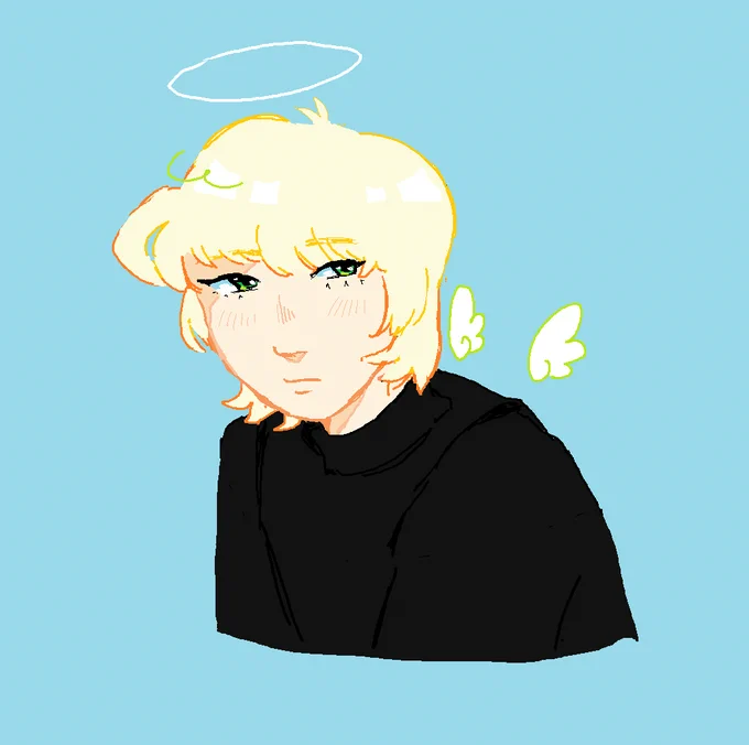 ms paint 90s anime style birdseul 