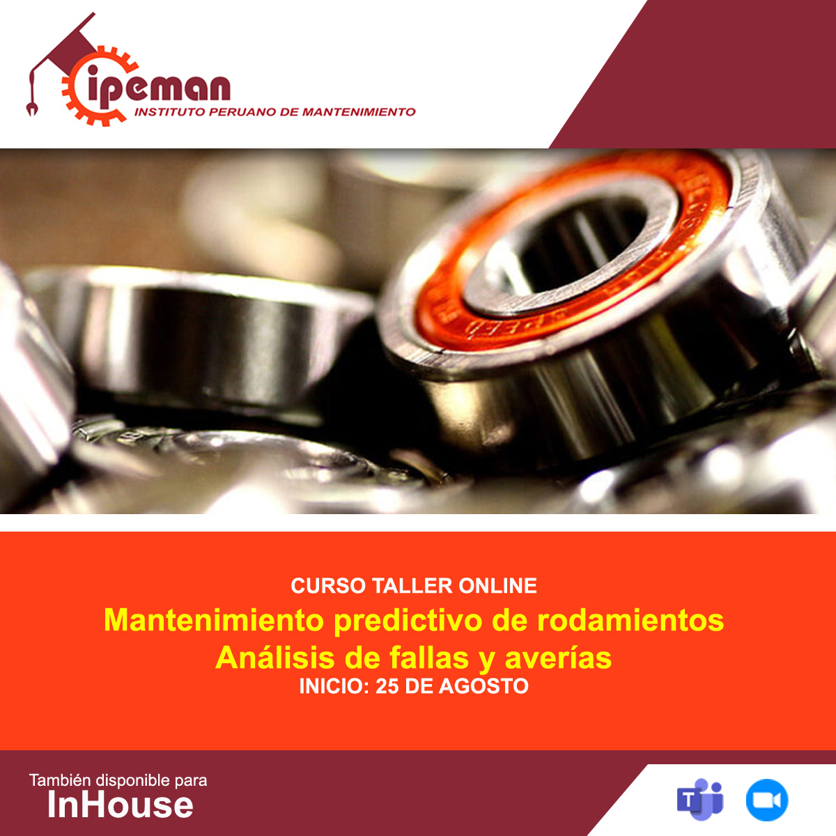 IpemanEnLinea's tweet photo. INSCRIBETE EN LINEA:
https://t.co/n2UtNHbHC8
INICIO: 25-8-2022

#ingenieria #mantenimiento #rodamientos https://t.co/8TheDdJxV1