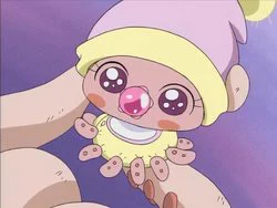 I've been rewatching ojamajo doremi while drawing comms and I need everyone to look at this baby squid immediately 