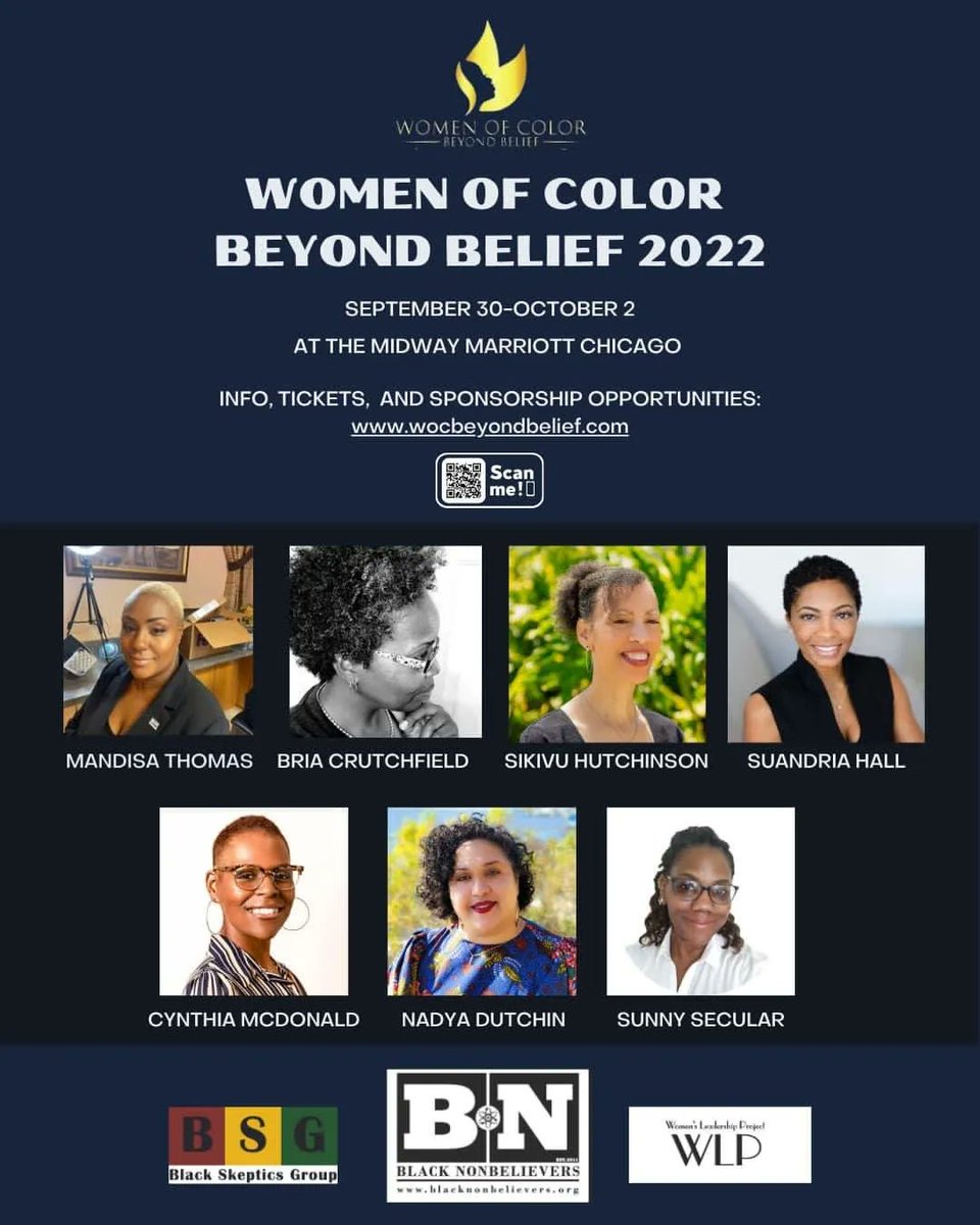 BNonbelievers's tweet photo. These are just some of the wonderful speakers you will meet at #WOCBB this year! We hope you can join us in September. Please register now at https://t.co/eMUavq7ud2 ! https://t.co/pK8VUNs2OS