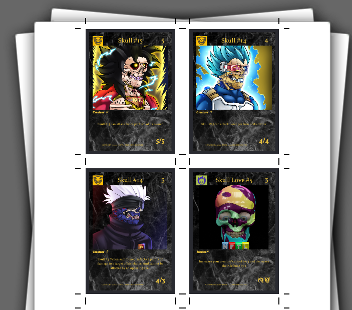 A $NFTL #deck is currently under construction. For those of you who like #card games, I suggest you buy some of our NFTs which will give you access to similar very rare cards.
You'll need 3000 $NFTL #Crypto to claim your #NFT Game Cards similar to an #NFT that you hold. 
💫Share