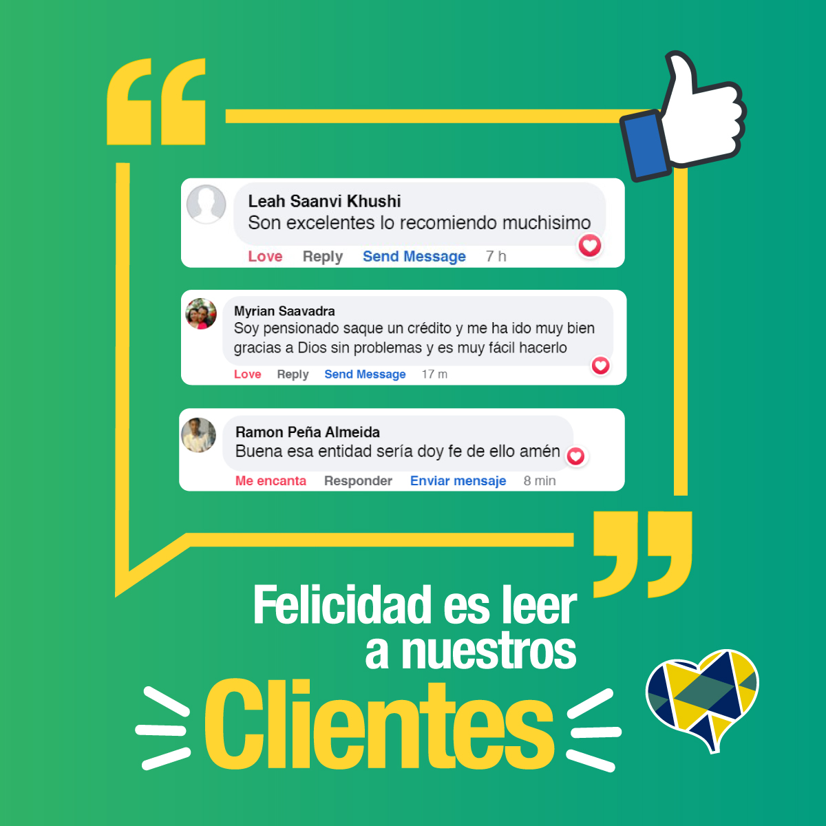 excelcredit_co's tweet photo. Somos una empresa que se esfuerza por dar una segunda oportunidad a personas reportadas en centrales de riesgo y más de 65 mil colombianos lo demuestran.
#Colombia #ExcelCredit #Fintech https://t.co/CpJL6iE0Sx