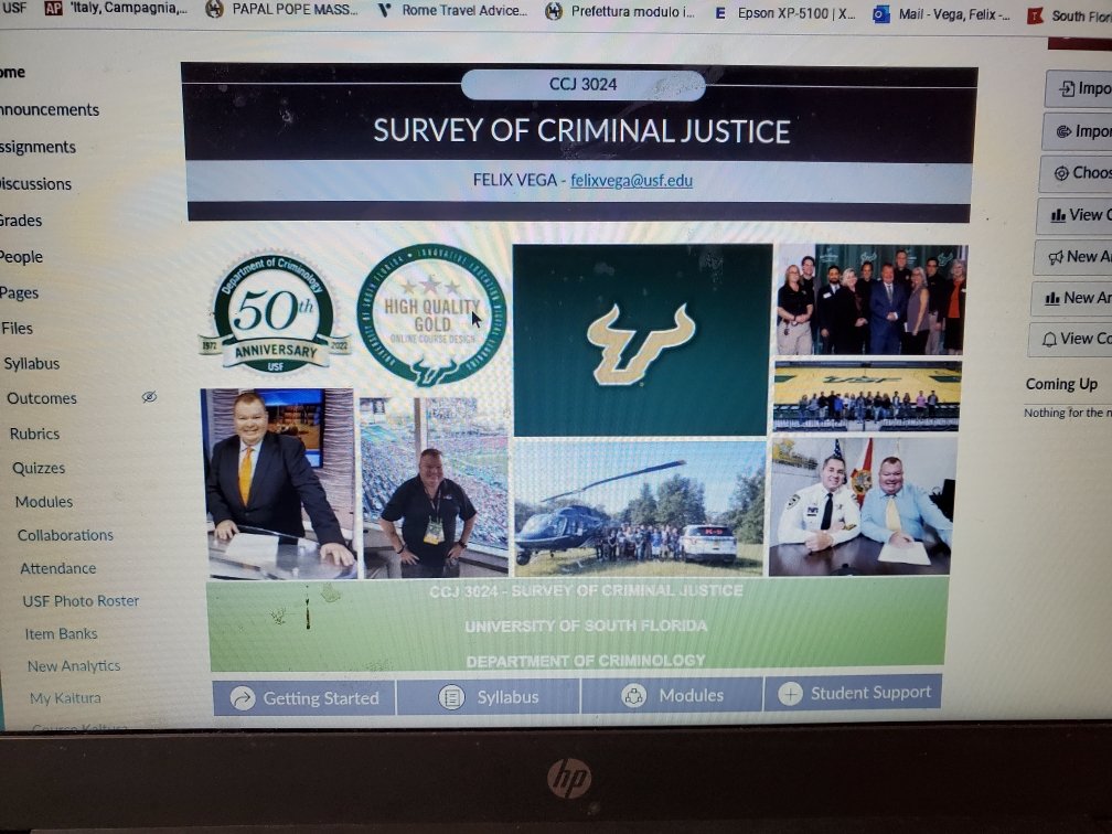 felixveganews's tweet photo. Excited to be back in the classroom next Tuesday @USouthFlorida @USFCriminology with my awesome online platform thanks to our #InnovativeED team!! #GoBulls https://t.co/2lXDAeEGy5