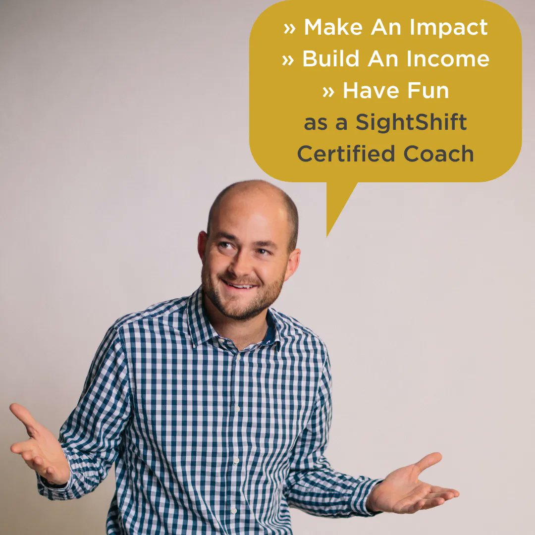 SightShift's tweet photo. If you want to have a transformational impact on people, be part of an ambitious, healthy community, and advance yourself financially while helping others, then apply to become a SightShift Certified Coach today!

Get started at https://t.co/SzZg9eCwVE https://t.co/Mv1inMqHRs