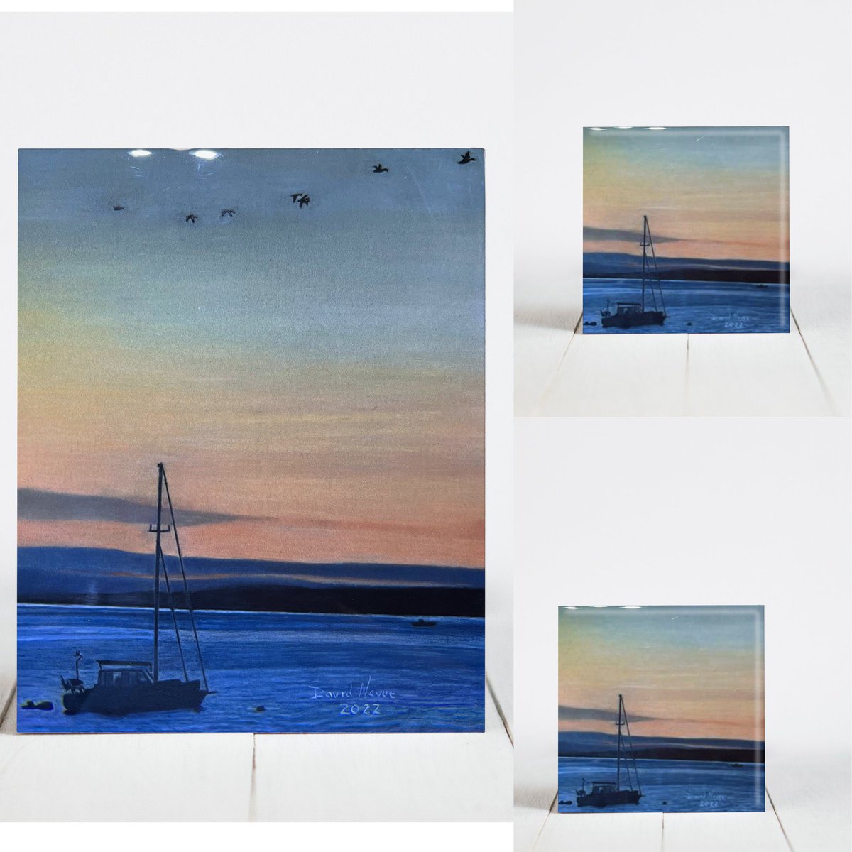 NevueArt's tweet photo. 20% Off today! Bar Harbor Trivet And Coasters Bundle #etsy #trivet #decorativetile https://t.co/8CTi6pJjGR https://t.co/mvqS2XTEKx