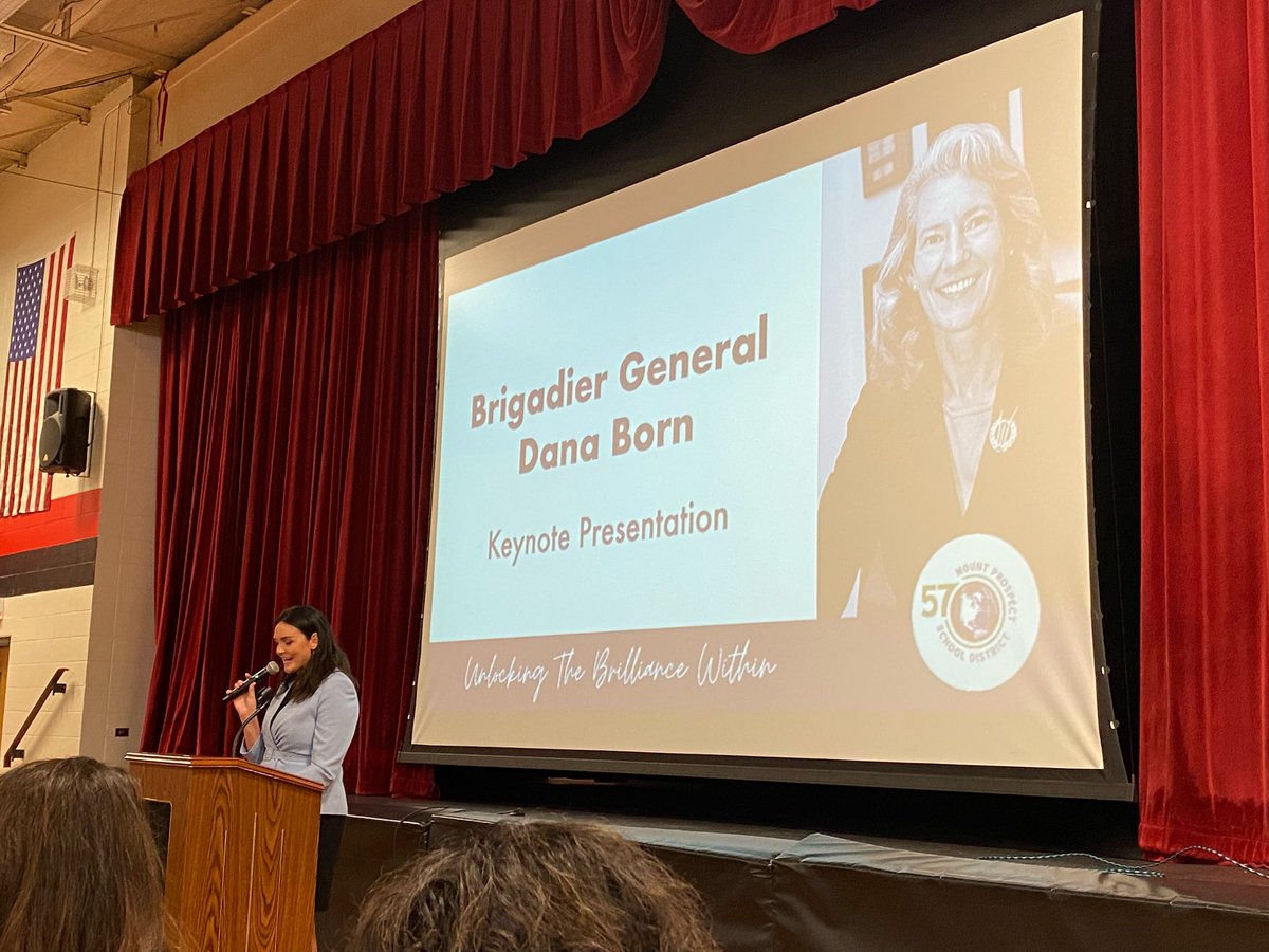 MPEA_D57's tweet photo. #MPEA would like to thank Brigadier General Dana Born for taking the time to talk to all of us yesterday! Thank you for your inspirational story and encouragement! #MPEAproud https://t.co/p9oFYKuBat