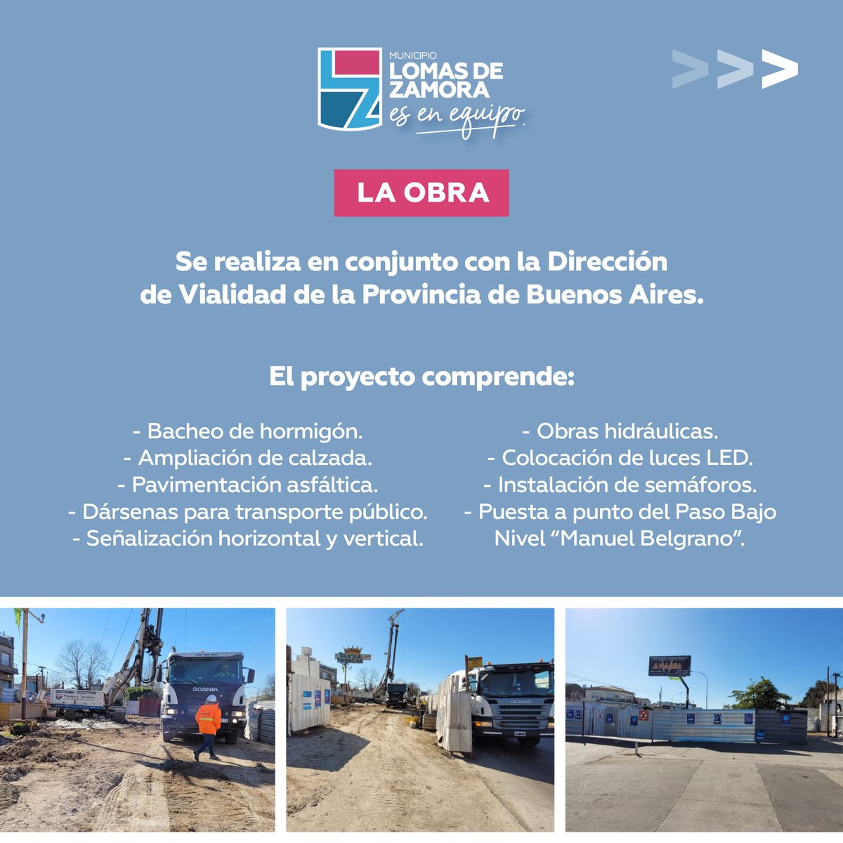 MunicipioLdeZ's tweet photo. 9.7 kilómetros de extensión tiene la obra de repavimentación y puesta en valor de la R.P. Nº 49/Avenida Eva Perón (ex Pasco), que une Lomas de Zamora con Quilmes.
#ElDatoDelDía #UnaRevoluciónDeObras https://t.co/JlQObneEYd